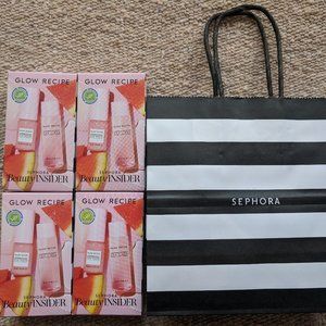 4 Sephora Birthday Gift Sets - Watermelon Glow Recipe Toner & Dew Drops Serum